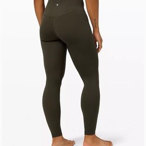 Lululemon army green legging size 8